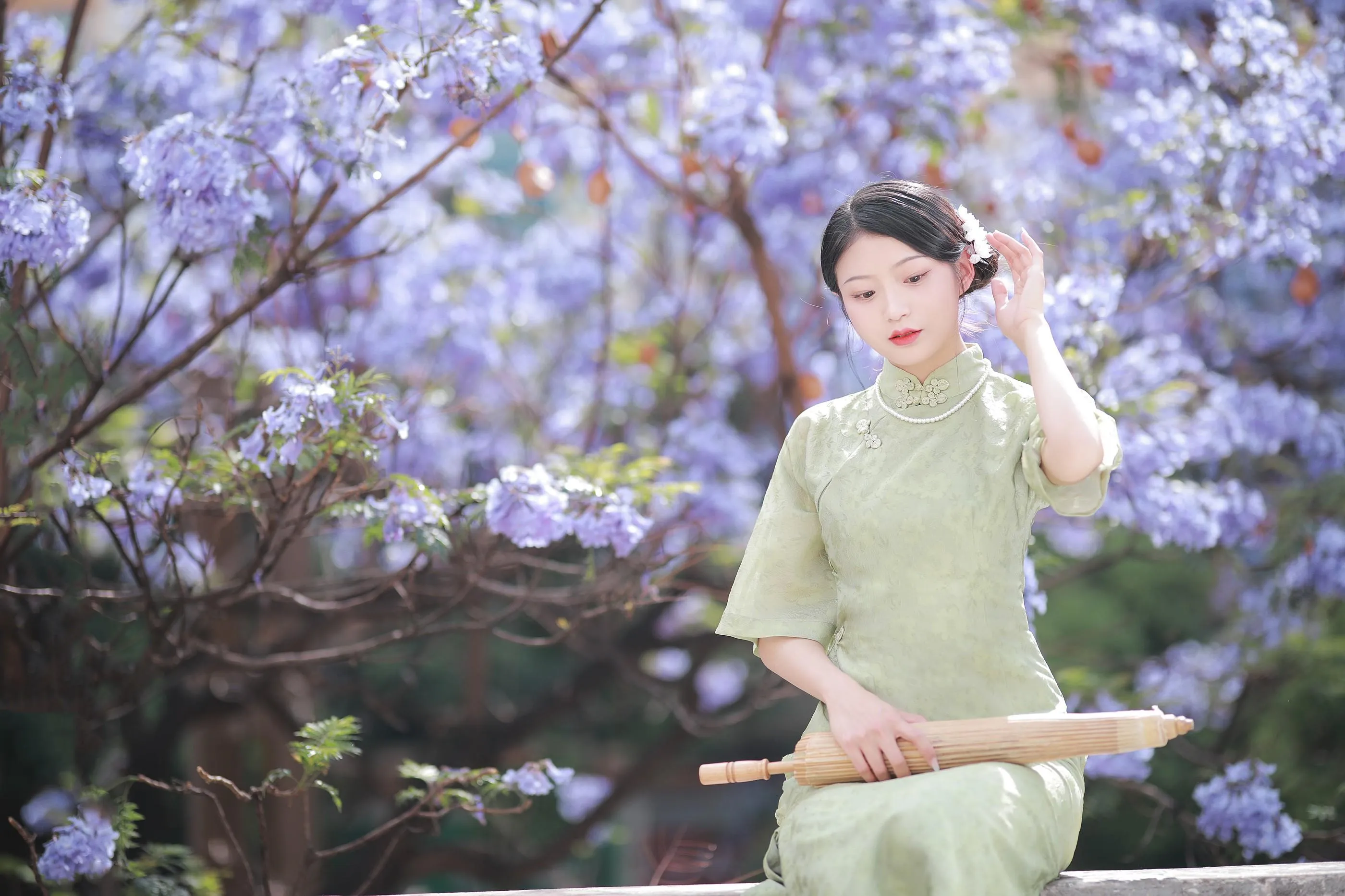 [艺图语] 2022.06.20 蓝花楹 nya酱的铃铛铛 [24P]插图6